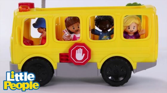 The Wheels on the Bus | Toy Stop Motion | Little People – Fisher Price - Kids TV Series, Kingdom Kids Zone - Little People - Fisher Price