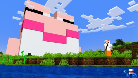don't mind the giant frog - Gameplay, Kingdom Kids Zone, Minecraft - CringyGull
