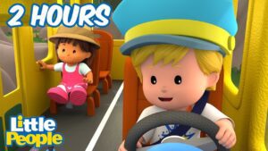 Eddie Drives The Jungle Bus | 2 Hours of Full Episodes | Little People – Fisher Price - Kids TV Series, Kingdom Kids Zone - Little People - Fisher Price