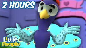 The Gang Meet a Troublesome Peacock | 2 Hours of Full Episodes | Little People – Fisher Price - Kids TV Series, Kingdom Kids Zone - Little People - Fisher Price