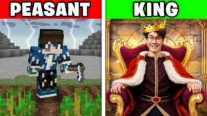 From Minecraft Peasant to IRL King - Gameplay, Kingdom Kids Zone, Minecraft - EYstreem