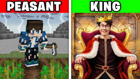 From Minecraft Peasant to IRL King - Gameplay, Kingdom Kids Zone, Minecraft - EYstreem
