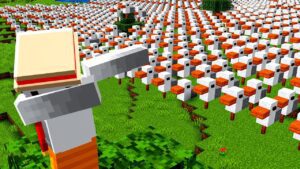 How many Seagulls can I build in ONE DAY?? - Gameplay, Kingdom Kids Zone, Minecraft - CringyGull