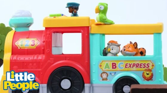 All Aboard the Animal Train – Preschool Learning | Toy Stop-Motion | Little People – Fisher Price - Kids TV Series, Kingdom Kids Zone - Little People - Fisher Price