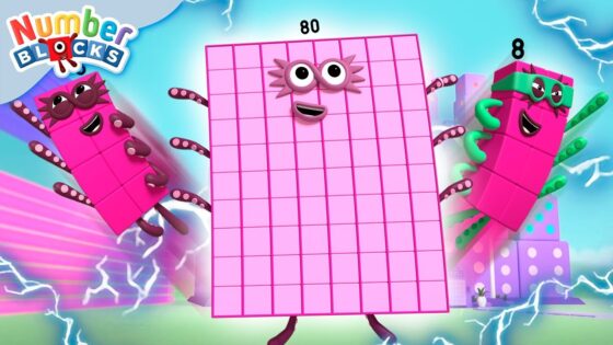 Numberblock 8 & 80 the Super Hero Blocks | Learn to Count – 12345678 | @Numberblocks - Kingdom Kids Zone, Little Learners - Numberblocks