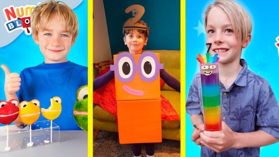 Get Arty and Crafty! | Counting Makes and Bakes for Kids | @Numberblocks - Kingdom Kids Zone, Little Learners - Numberblocks