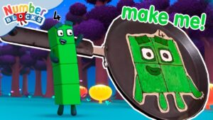 Flip Your Own Numberblock Pancakes! 🥞 | Baking Maths | Counting for Kids | @Numberblocks - Kingdom Kids Zone, Little Learners - Numberblocks