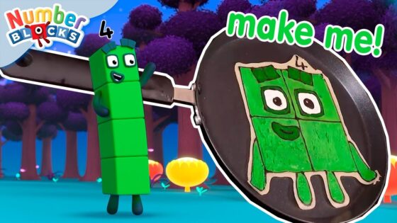 Flip Your Own Numberblock Pancakes! 🥞 | Baking Maths | Counting for Kids | @Numberblocks - Kingdom Kids Zone, Little Learners - Numberblocks