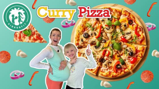 Healthy Pizza For Kids!🍕Pizza Making Video at Curry Pizza! Kids Food! Restaurant Behind The Scenes! - Kingdom Kids Zone, Little Learners - Happy Hubbard’s - Educational Videos for Kids