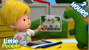 Eddie Wants to Play By Himself | Preschool Learning | Little People – Fisher Price - Kids TV Series, Kingdom Kids Zone - Little People - Fisher Price