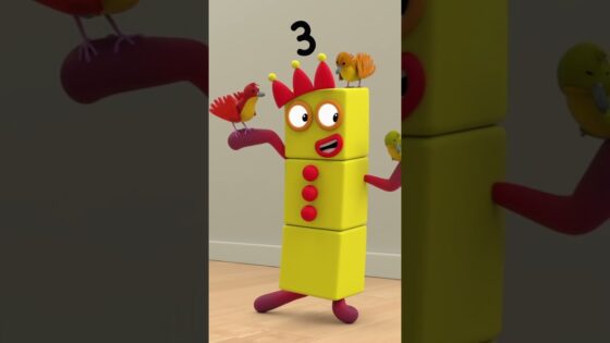 Colorful Maths – Part 3 | Meet number Three and Seventeen | Back to school | Numberblocks #shorts - Kingdom Kids Zone, Little Learners, Shorts - Numberblocks