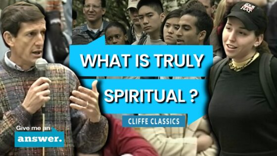 Cliffe Knechtle | Can We Get Our Spirituality From Anywhere, Even A Coke Bottle? | Give Me an Answer - Q&A Sessions, Truth Seekers - Give Me An Answer with Stuart & Cliffe Knechtle