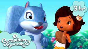 GIANT SQUIRREL! 🐿 Strawberry Shortcake | Animal Compilation | Kids Show - Kids TV Series, Kingdom Kids Zone - Strawberry Shortcake - WildBrain