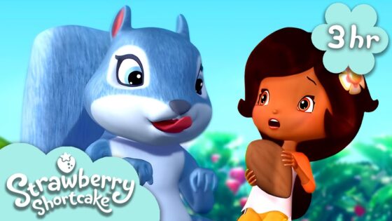 GIANT SQUIRREL! 🐿 Strawberry Shortcake | Animal Compilation | Kids Show - Kids TV Series, Kingdom Kids Zone - Strawberry Shortcake - WildBrain