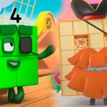 In Search for Treasure! 🏴☠️ | Counting for Kids | @Numberblocks - Kingdom Kids Zone, Little Learners - Numberblocks
