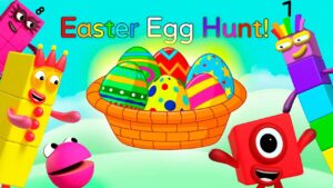 🥚 Numberblocks Easter Egg Hunt! 🐰 | Happy Easter! | Counting for Kids | @Numberblocks - Kingdom Kids Zone, Little Learners - Numberblocks