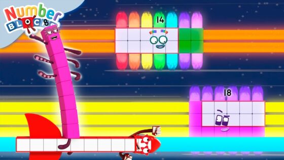 Racing on the Rays 💥 | Learn to Count | 12345 | @Numberblocks - Kingdom Kids Zone, Little Learners - Numberblocks