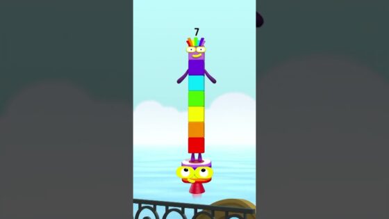 Seven Times Table – Learn Your Times Tables #7 ✖️ | Meet Seven | Numberblocks #shorts - Kingdom Kids Zone, Little Learners, Shorts - Numberblocks