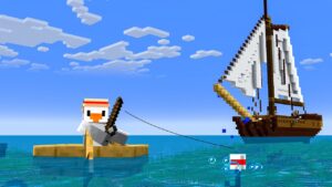 100 Players go Fishing in Minecraft… - Gameplay, Kingdom Kids Zone, Minecraft - CringyGull