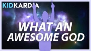WHAT AN AWESOME GOD || MOTIONS & LYRICS || Phil Wickham - Kingdom Kids Zone, Sing With Me - Kid Kardia