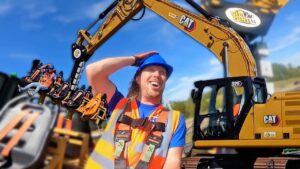 Excavator Amusement Park Ride | Handyman Hal music for kids - Kingdom Kids Zone, Sing With Me - Handyman Hal - Music for Kids