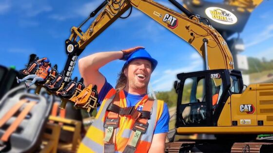 Excavator Amusement Park Ride | Handyman Hal music for kids - Kingdom Kids Zone, Sing With Me - Handyman Hal - Music for Kids
