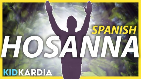 HOSANNA (SPANISH) || MOTIONS & LYRICS || SHOUT PRAISES KIDS - Kingdom Kids Zone, Sing With Me - Kid Kardia