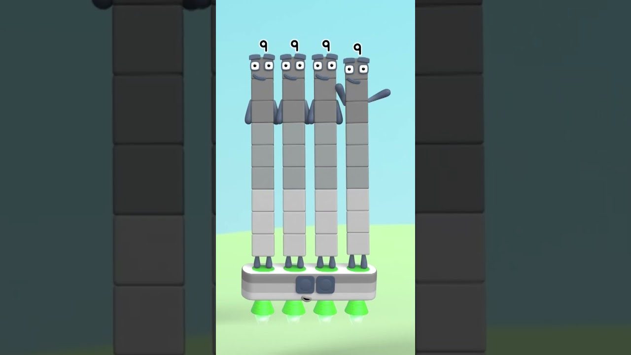 Nine Times Table – Learn Your Times Tables #9 ✖️ | Counting for Kids | Numberblocks #shorts - Kingdom Kids Zone, Little Learners, Shorts - Numberblocks