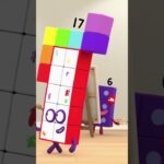Colorful Maths – Part 5 | Learn Colors and Numbers | Back to school | Numberblocks #shorts - Kingdom Kids Zone, Little Learners, Shorts - Numberblocks