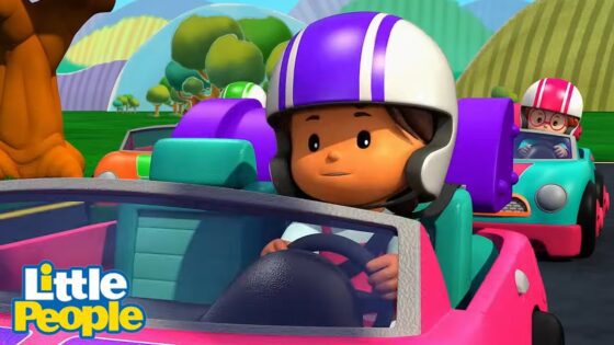 The Little People Enter a Race | Preschool Learning | Little People – Fisher Price - Kids TV Series, Kingdom Kids Zone - Little People - Fisher Price