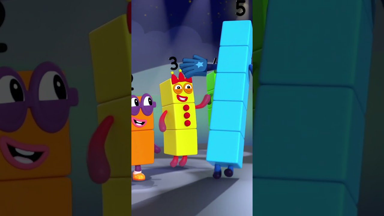 Meet Five 🔵 | Fun Counting 1 to 10! | Counting made Exciting | Numberblocks #shorts - Kingdom Kids Zone, Little Learners, Shorts - Numberblocks