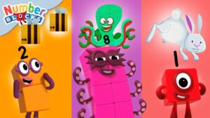 🦋 10 Awesome Animals! 🐜 | Learning for Kids | Counting Made Easy | @Numberblocks - Kingdom Kids Zone, Little Learners - Numberblocks