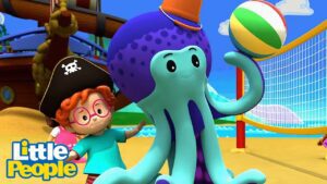 Octopus teaches Tessa the value of sharing | Preschool Learning | Little People – Fisher Price - Kids TV Series, Kingdom Kids Zone - Little People - Fisher Price