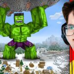 How Big Can Hulk Get? - Gameplay, Kingdom Kids Zone, Minecraft - EYstreem