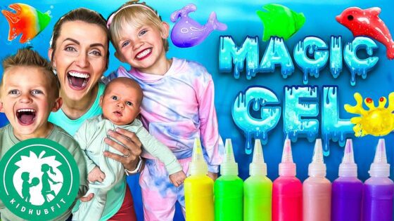 Kids Magic Water Elf! STEM Gel Activity! Educational Video! Science & Animal Exercise for Children - Kingdom Kids Zone, Little Learners - Happy Hubbard’s - Educational Videos for Kids
