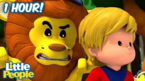 It's Okay To Admit Being Afraid | 1 HOUR of Preschool Learning | Little People – Fisher Price - Kids TV Series, Kingdom Kids Zone - Little People - Fisher Price