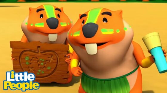 The Little People Make Some Beaver Friends | Preschool Learning | Little People – Fisher Price - Kids TV Series, Kingdom Kids Zone - Little People - Fisher Price