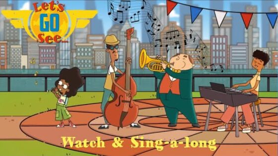 Watch & Sing-a-long to this song all about New York. | Music | Songs | Cartoons for Kids | - Kingdom Kids Zone, Little Learners - Let's Go See