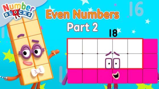 All Things Even! | Even Numbers – Part 2 🟢🟣🟠 | Counting 1 to 20 for Kids | @Numberblocks - Kingdom Kids Zone, Little Learners - Numberblocks