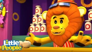 Eddie wants to win all the games at the carnival | Preschool Learning | Little People – Fisher Price - Kids TV Series, Kingdom Kids Zone - Little People - Fisher Price