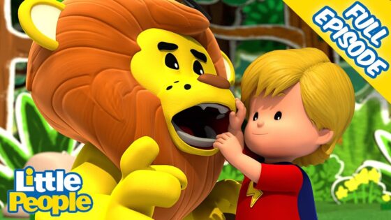 FULL EPISODE: Roar in the Face of Fright! | Preschool Learning | Little People – Fisher Price - Kids TV Series, Kingdom Kids Zone - Little People - Fisher Price