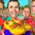 Kids Scavenger Hunt in a Colorful Flower Garden!🌷🔍Find Wooden Shoes! 👟 Learn Through Outdoor Play! - Kingdom Kids Zone, Little Learners - Happy Hubbard’s - Educational Videos for Kids