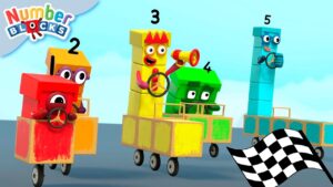 Go-Kart Counting Fun! 🏎️ | Counting for Kids | 12345 | @Numberblocks - Kingdom Kids Zone, Little Learners - Numberblocks