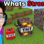 Which TNT is Stronger? - Gameplay, Kingdom Kids Zone, Minecraft - EYstreem