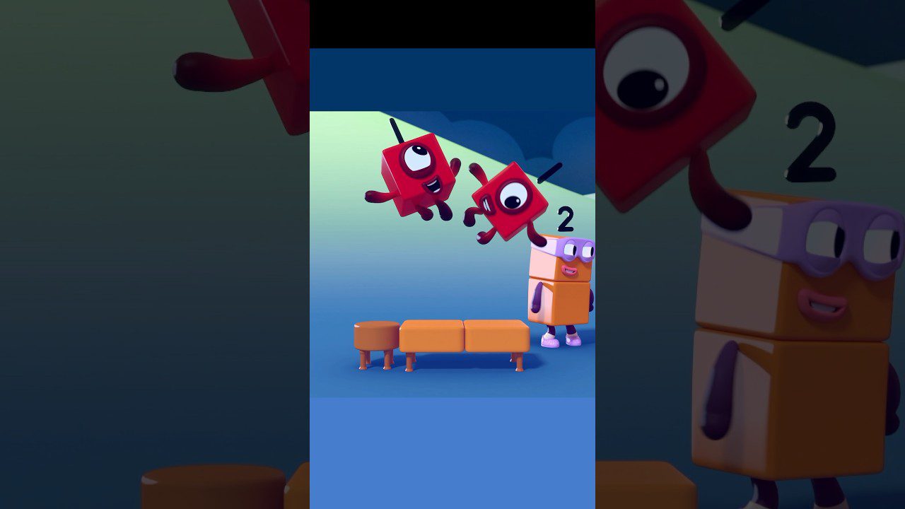 Terrible Twos! 😂 | Part 2 | Counting for Kids | @Numberblocks #shorts - Kingdom Kids Zone, Little Learners, Shorts - Numberblocks