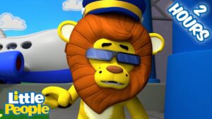 The Kids Have a Plane Ride | 2 Hours of Preschool Learning | Little People – Fisher Price - Kids TV Series, Kingdom Kids Zone - Little People - Fisher Price