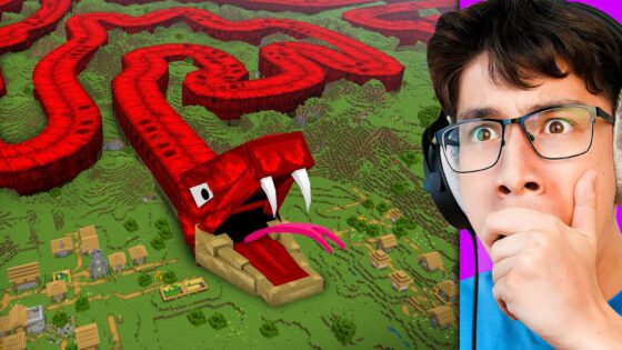 How Long Can The Snake Get? - Gameplay, Kingdom Kids Zone, Minecraft - EYstreem