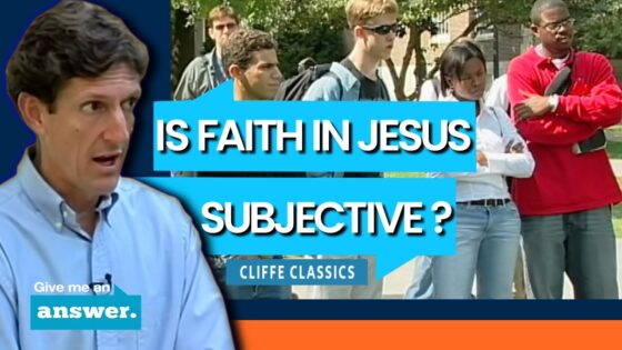 Cliffe Knechtle | Do Christians Just Make This Stuff Up? | Give Me an Answer - Q&A Sessions, Truth Seekers - Give Me An Answer with Stuart & Cliffe Knechtle