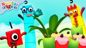 🍎 Counting Camp Snacks with Numberblock 5 ⭐ | Counting for Kids | @Numberblocks - Kingdom Kids Zone, Little Learners - Numberblocks