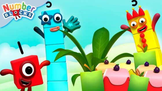 🍎 Counting Camp Snacks with Numberblock 5 ⭐ | Counting for Kids | @Numberblocks - Kingdom Kids Zone, Little Learners - Numberblocks